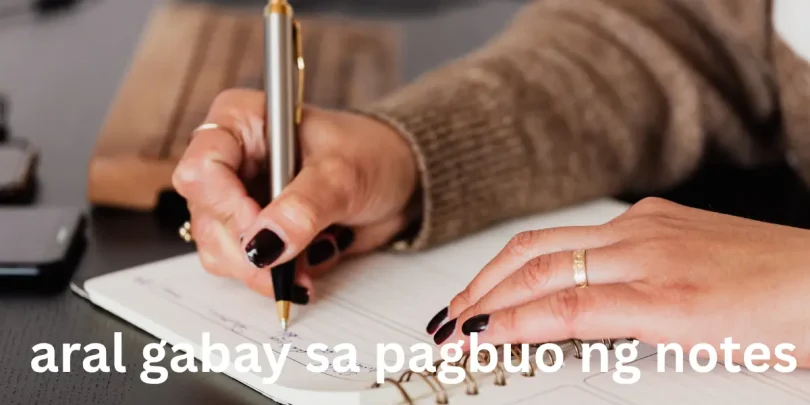 aral gabay sa pagbuo ng notes