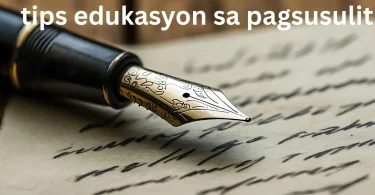 tips edukasyon sa pagsusulit