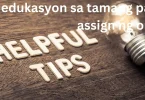 tips edukasyon sa tamang pag-assign ng oras