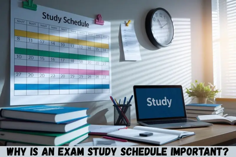 why is an exam study schedule important?